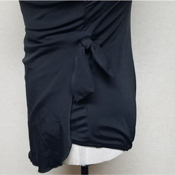 VINTAGE Le Cove Black Strapless Cross Swimsuit - Picture 7 of 13